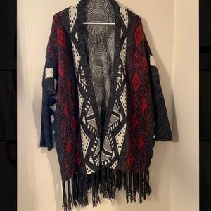 Women’s Tribal Print Cardigan